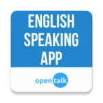 open talk english speaking app android application logo